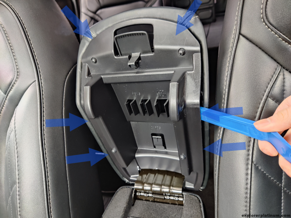 How to Replace Ford Explorer Armrest / Center Console Leather Cover