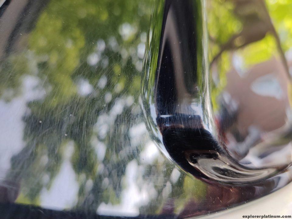 How to Remove scratches from piano black trim by hand Explorer Platinum