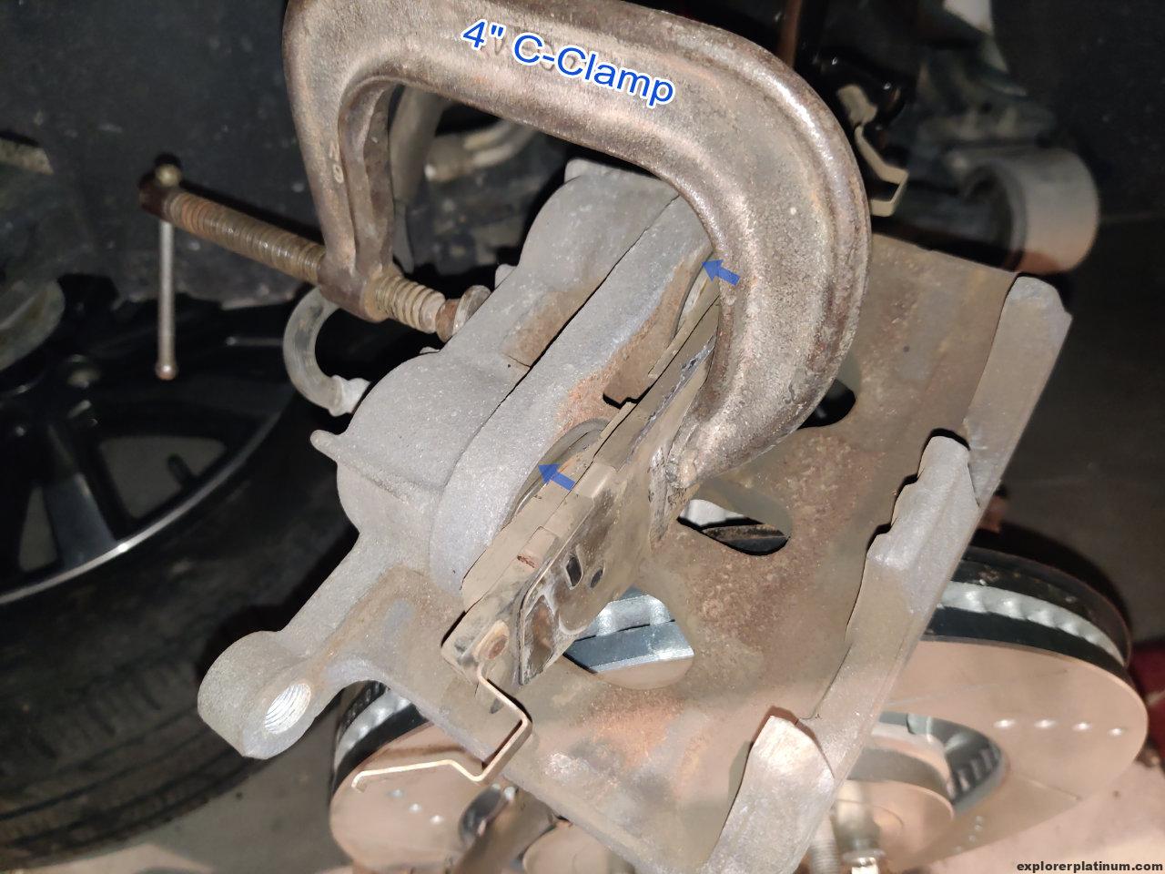 Maintenance Changing Front Rotors and Brake Pads Explorer Platinum