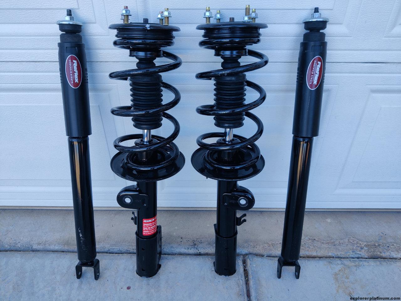 Review Monroe QuickStrut and Reflex Shock Absorber Explorer Platinum