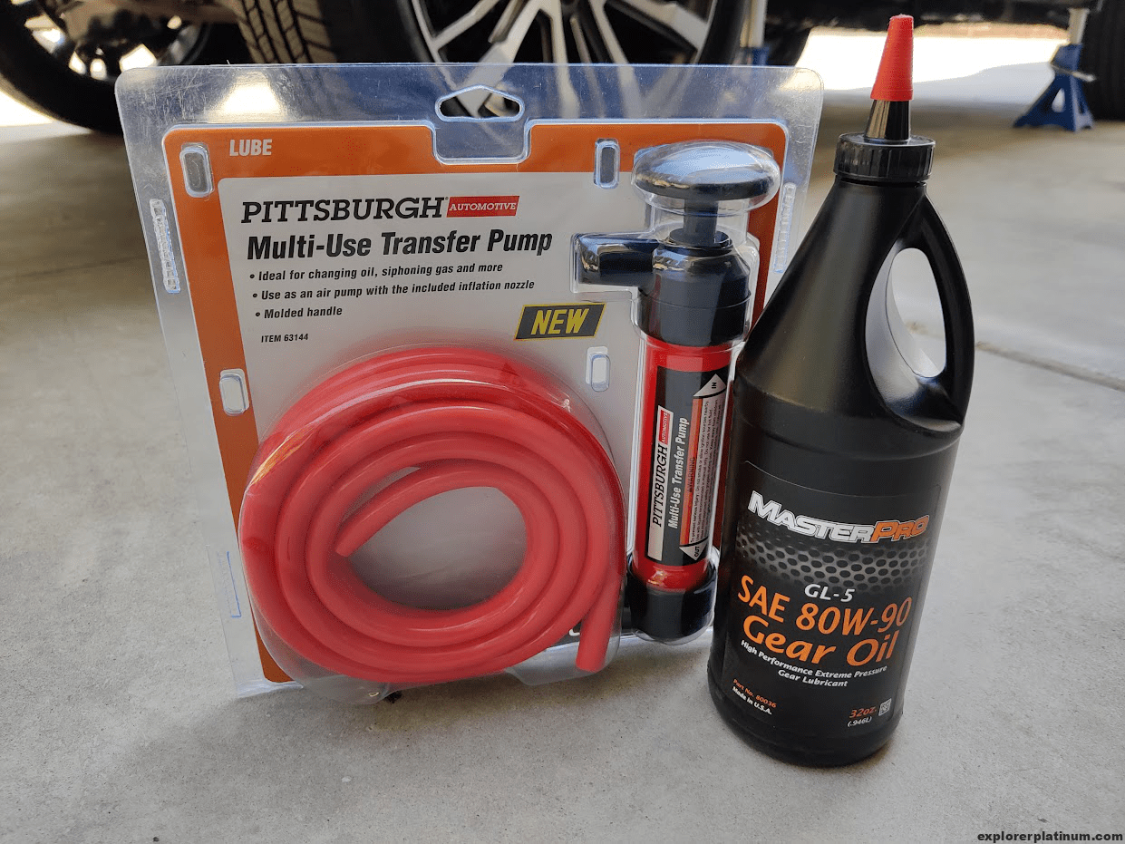 Maintenance: Replacing Rear Differential Fluid – Explorer Platinum